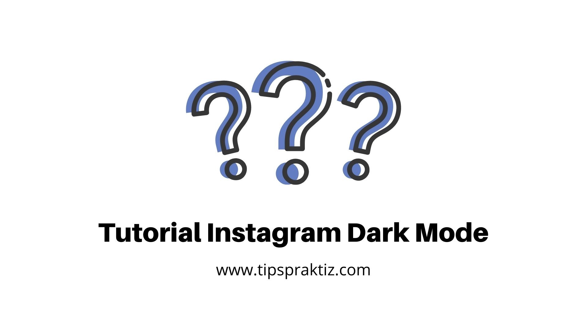 tutorial Instagram dark mode